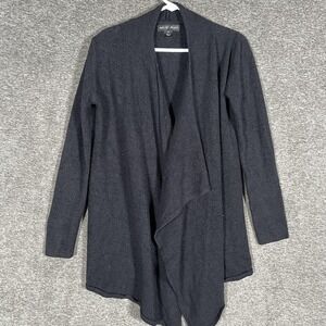 Barefoot Dreams Sweater Womens S/M Black Style 436 Bamboo Chic Lite‎ Cardigan